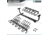 Savior Equipment Mobile Firearm Rack, Black, RK-RIF6-ST-BK