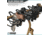 Savior Equipment Mobile Firearm Rack, RAL 8000 Tan, RK-RIF6-ST-TN