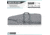 Savior Equipment Patriot Single Single Rifle Case, 41in, Gray, RB-SG42-V1-GS