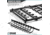 Savior Equipment Pistol Rack Attachment for Shorty Rifle Rack - 8 Slots, Black, Black, 22in x 7in x 3in, RK-SBR9-ACC-8PIS-BK