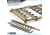 Savior Equipment Pistol Rack Attachment for Shorty Rifle Rack - 8 Slots, Tan, Tan, 22in x 7in x 3in, RK-SBR9-ACC-8PIS-TN
