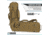 Savior Equipment Urban Carbine Single Rifle Case, Dark FDE, RB-309SG-ARTD-V1-TN