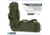 Savior Equipment Urban Carbine Single Rifle Case, OD Green, RB-309SG-ARTD-V1-OG