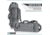 Savior Equipment Urban Takedown Single Rifle Case, Gray, RB-259SG-TD-V1-GS