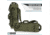 Savior Equipment Urban Takedown Single Rifle Case, OD Green, RB-259SG-TD-V1-OG