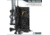 Savior Equipment Wall Rack System 5 Panel Kit w/Attachments, Black, 24x30.25x0.63in, WRS-HALF-A3P6-BK