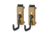 Savior Equipment Wall Rack System Adjustable J-Hook, 2 Pack, Tan, 3.5in x 1.3in x 3.5in, Tan, 3.5in x 1.3in x 3.5in, WRS-ACC-PS2-TN