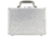 2nd AMENDMENT AL10 2-4 Pistol Case Comb Lck 12x9x4 ABS Plastic Silver