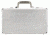 2nd AMENDMENT AL20 4-6 Pistol Case 2 Comb Lck 16x9x4 ABS Plastic Silver