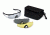 Smith Elite Aegis Asian Fit Eye Shield Deluxe Kit, Black frame, Clear, Gray &amp; Yellow Lenses