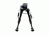 Sniper Compact Precision Bipod w/ Spring Loaded Legs, Black, Adjustable Height 6.2 - 8.7 in BP07