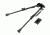 Sniper Compact Precision Bipod w/ Spring Loaded Legs, Black, Adjustable Height 8 - 12.5 in BP08