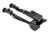 Sniper Compact Precision Bipod w/ Spring Loaded Legs, Black, Adjustable Height 8 - 12.5 in BP08