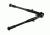 Sniper Tactical High Profile Folding / Height Adjustable Picatinny/Weaver Bipod, Black BP06