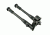 Sniper Tactical High Profile Folding / Height Adjustable Picatinny/Weaver Bipod, Black BP06