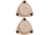 SofHold 9MM Bullet Gun Magnet Mount, 2 Pack, Natural, 9mm-Natural-2PK
