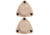 SofHold Come and Take It Gun Magnet Mount, 2 Pack, Natural, CT-NATURAL-2PK