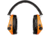 Sordin Supreme PRO-X Headband Headset, Leather Headband, Orange Cups, 500757