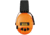 Sordin Supreme PRO-X Headband Headset, Leather Headband, Orange Cups, 500757