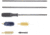 Spearhead Steel Cleaning Kit for .410 Bore Shotgun in Plastic Box, Black, 9003