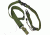 Specter Gear 2 Point Tactical Sling, HK MP5 HK91 HK93 HK53, Ambidextrous, w/ ERB - OD Green