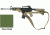 Specter Gear CQB Sling, M-4A1 with Magpul Collapsible Stock, Ambidextrous,OD Green 694 OD