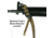 Specter Gear Raider 2 Point Tactical Sling, M-4A1, Magpul Stock, Standard Lanyard, Emergency Release, Black, 1038 BLK-ERB