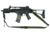 Specter Gear Raptor 2 Point Tactical Sling for HK G36/UMP45, Black 948 BLK-ERB