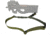 Specter Gear Viper 1 Point Sling for FN P90, OD Green, 1174 OD