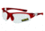 SSP Eyewear Entiat Shooting Glasses, Red Frame, Crystal Clear Anti-Fog Lens 011711954896