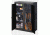 Stack-On Buck Commander Double Door Gun and Bow Cabinet Safe,38x18x55in,Silver/Black Hammertone GCDBC-1631