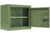 Stack-On Compact Welded-Steel Pistol, Ammo Cabinet, Green, Medium, GCHG-500-DS