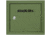 Stack-On Compact Welded-Steel Pistol, Ammo Cabinet, Green, Medium, GCHG-500-DS