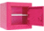 Stack-On Compact Welded-Steel Pistol, Ammo Cabinet, Pink, X-Large, GCP-1000-DX