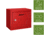 Stack-On Compact Welded-Steel Pistol, Ammo Cabinet, Red, Medium, GCR-500-DS