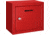 Stack-On Compact Welded-Steel Pistol, Ammo Cabinet, Red, Medium, GCR-500-DS