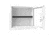 Stack-On Compact Welded-Steel Pistol, Ammo Cabinet, White, Medium, GCW-500-DS