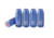 Strike Industries Aluminum Dummy Round .40 cal - 5PCS/PK, Blue, One Size, 708747548464
