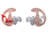 SureFire EP3 Sonic Defender Earplugs, 1 Par, Large, Clear, EP3-LPR