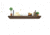 Tactical Walls 1242 Top Locking Shelf w/ Standard Trim, Dutch Walnut, 1242TLDWN52