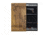 Tactical Walls Mini Barn Door Concealment, Dutch Walnut, BARNDW