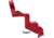 TANDEMKROSS Upriser Chassis For Ruger PC Carbine Angled, Red, TK28N0370RAN1