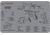 Tekmat Armorers Bench Mat 11''x17'' Glock Gen4 Grey