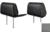 The Headrest Safe Co. The Vulcan Bundle Left-Hand Driver Bundle, Cloth, Dark Gray, HRBUNDGC01LH
