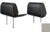 The Headrest Safe Co. The Vulcan Bundle Left-Hand Driver Bundle, Cloth, Light Gray, HRBUNLGC01LH