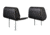 The Headrest Safe Co. The Vulcan Bundle Right-Hand Driver Bundle, Leatherette, Black, HRBUNBL01RH