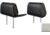 The Headrest Safe Co. The Vulcan Bundle Left-Hand Driver Bundle, Leatherette, Light Gray, HRBUNLGL01LH