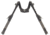 Tier One Carbon Arca Evolution Bipod, Black, Short/7in, T1BECA180