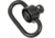 Tiger Rock Push-Button Quick Detach Sling Swivel, Black, QD
