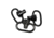 Tiger Rock Push-Button Quick Detach Sling Swivel, Black, QD